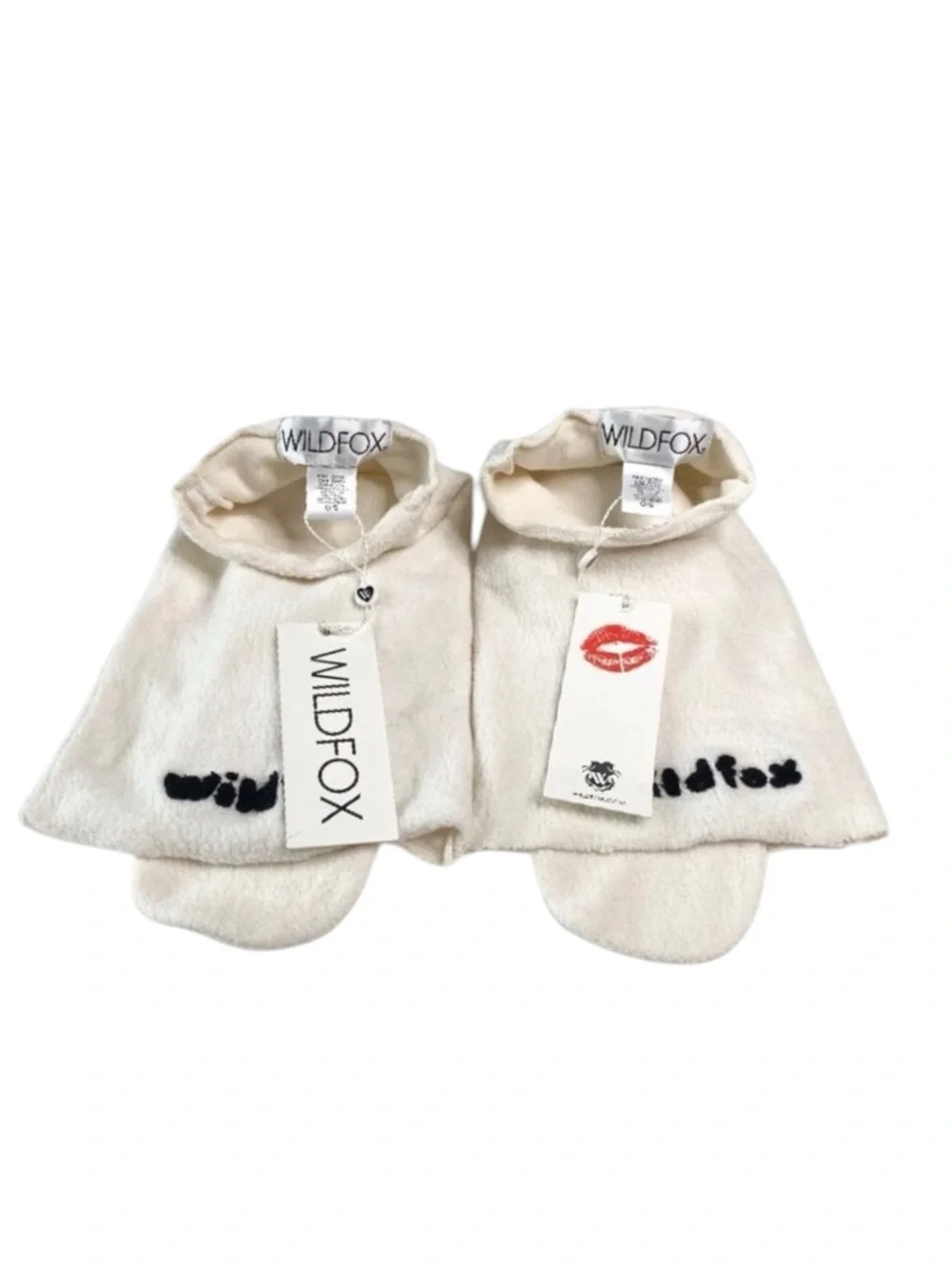Rare: new Wildfox ☻︎ Chenille Fox Sox ☻︎ Vintage Lace ☻︎ Baggy Oversized Comfy
